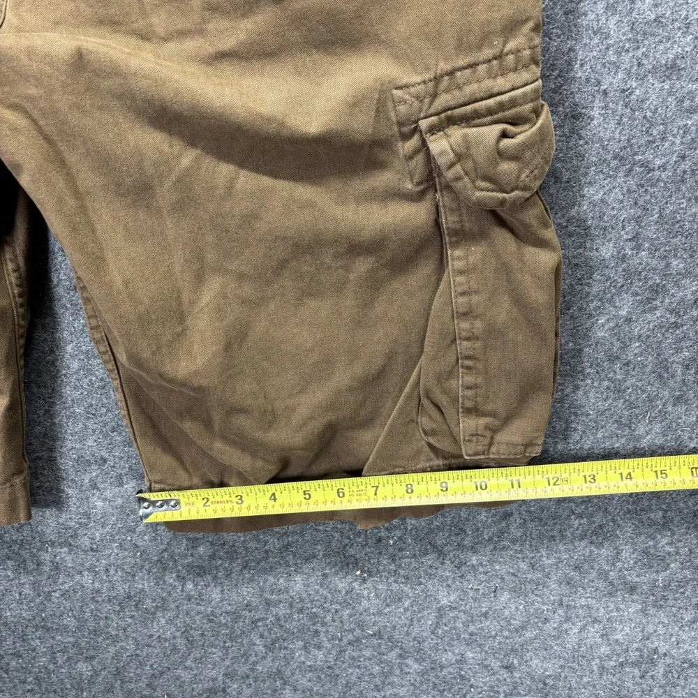 Vintage Polo Ralph Lauren Cargo Shorts Men's 36x14 Brown Baggy Y2K Paratrooper